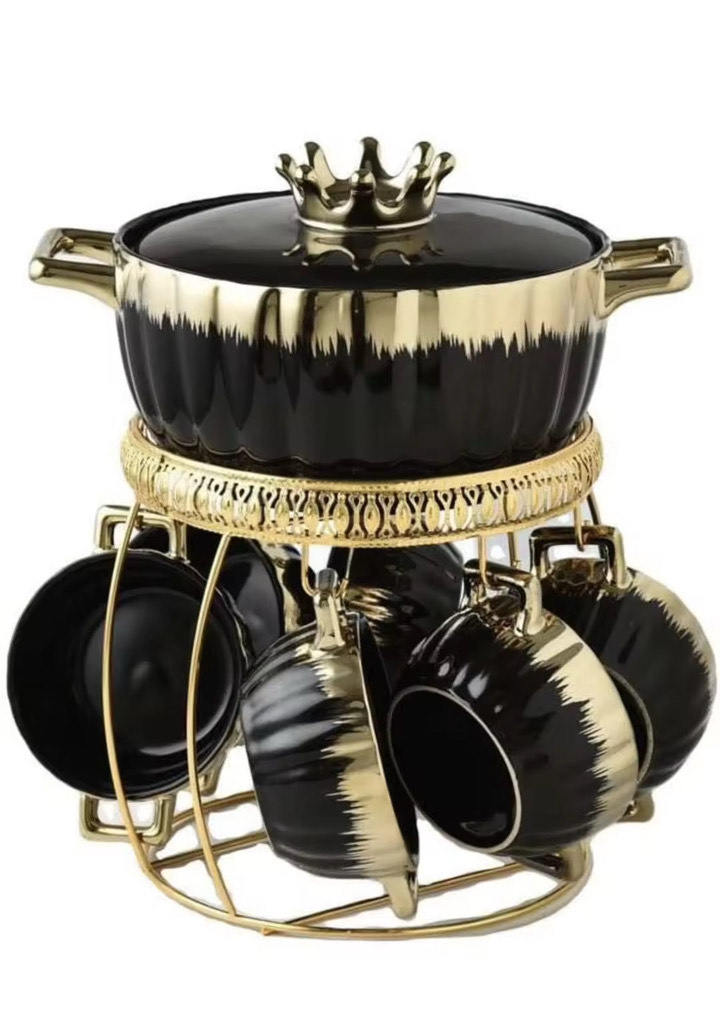 Royal crown head ceramic soup bowl - Image 2