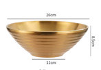 Stainless steel hammered style bowl (sos 304) - Image 2