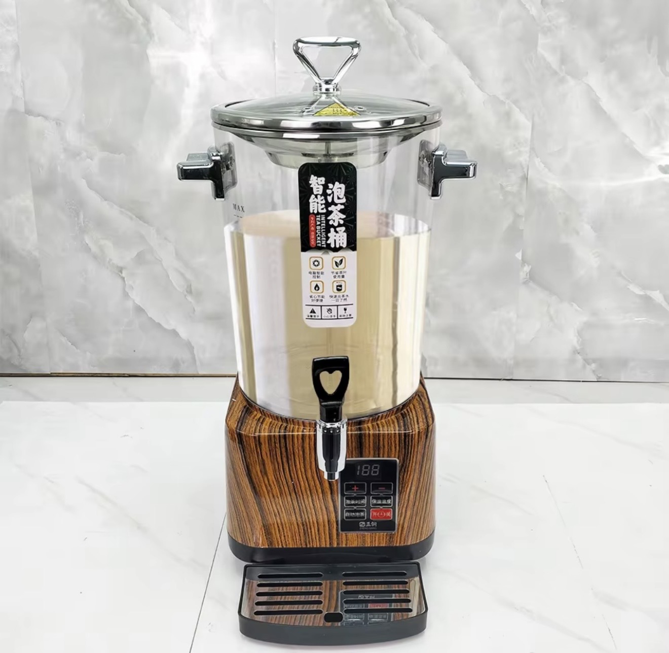 New  Electric PC ACRYLIC BUCKET BODY DISPENSER FOR HOT - Image 1