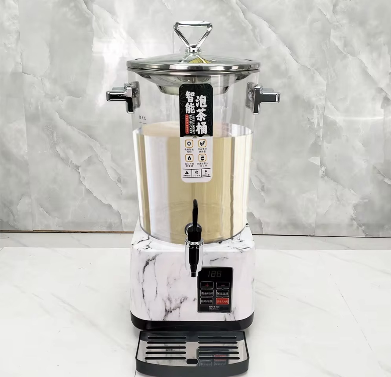 New  Electric PC ACRYLIC BUCKET BODY DISPENSER FOR HOT - Image 2