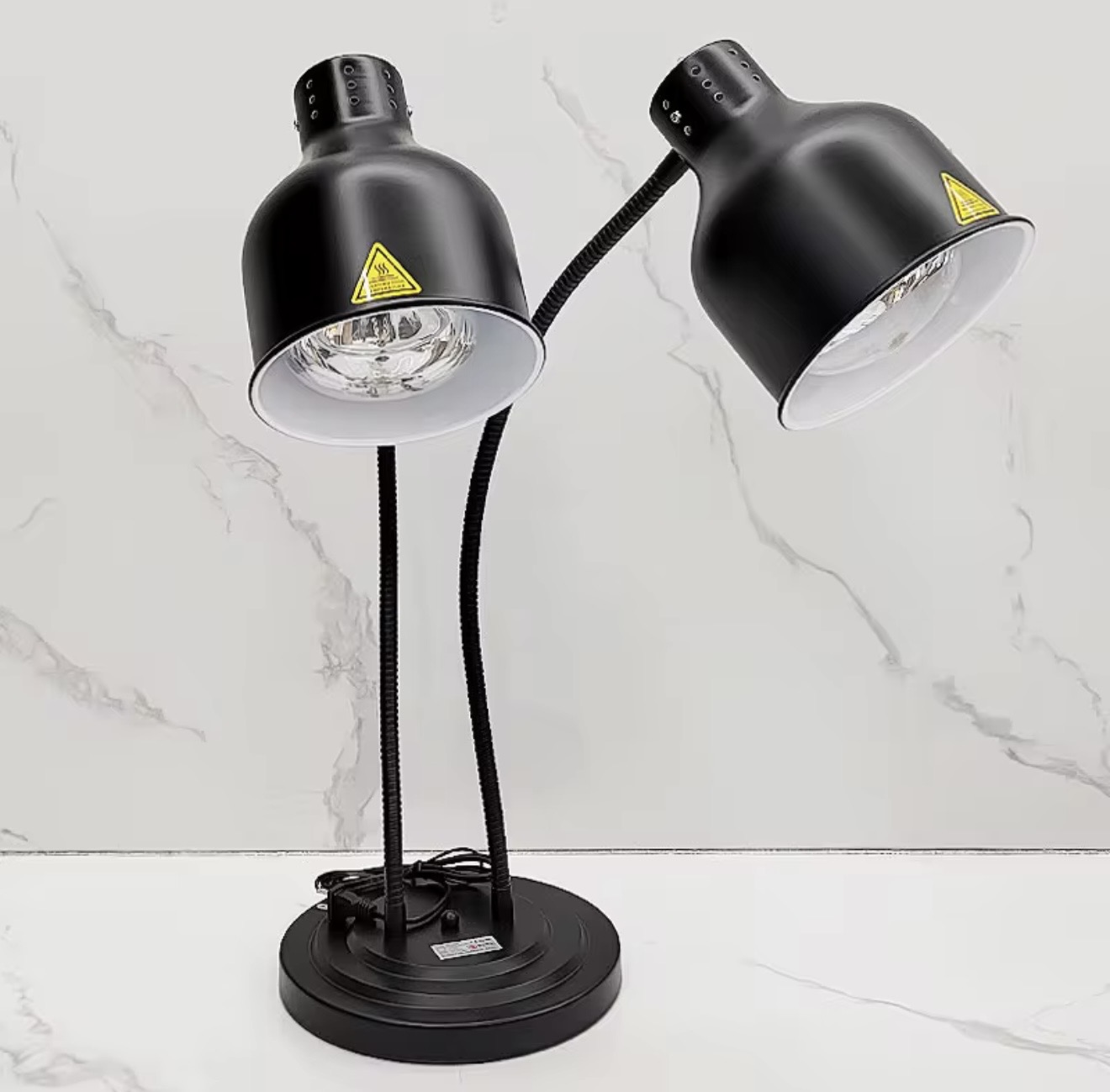 Electric Food Warmers Lamp Double (With Bulb) - Image 2