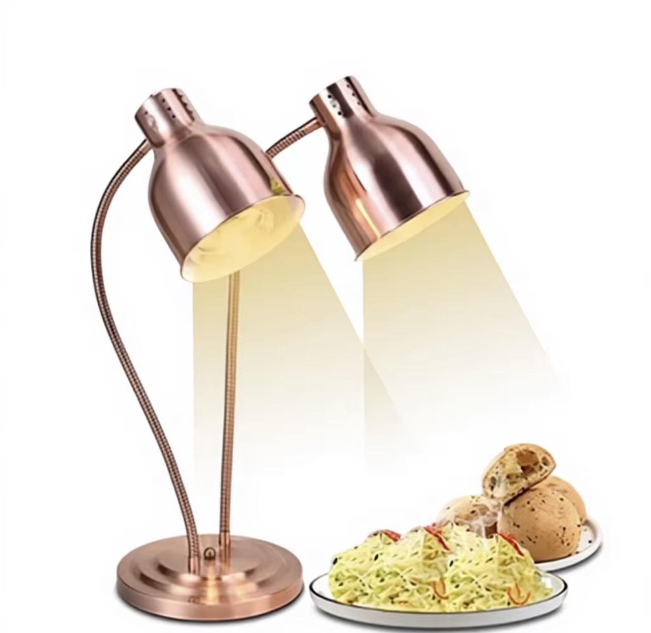 Electric Food Warmers Lamp Double (With Bulb) - Image 3