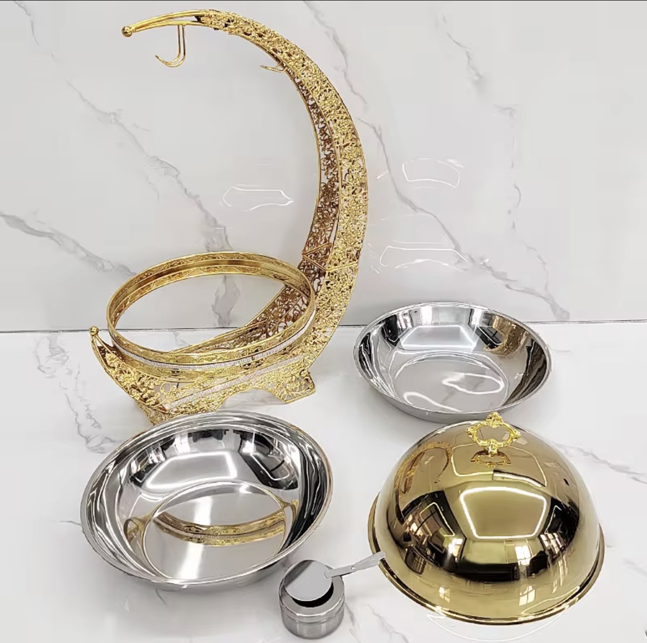 Luxury Crescent Moon Inspired Chafing Dish - Image 3