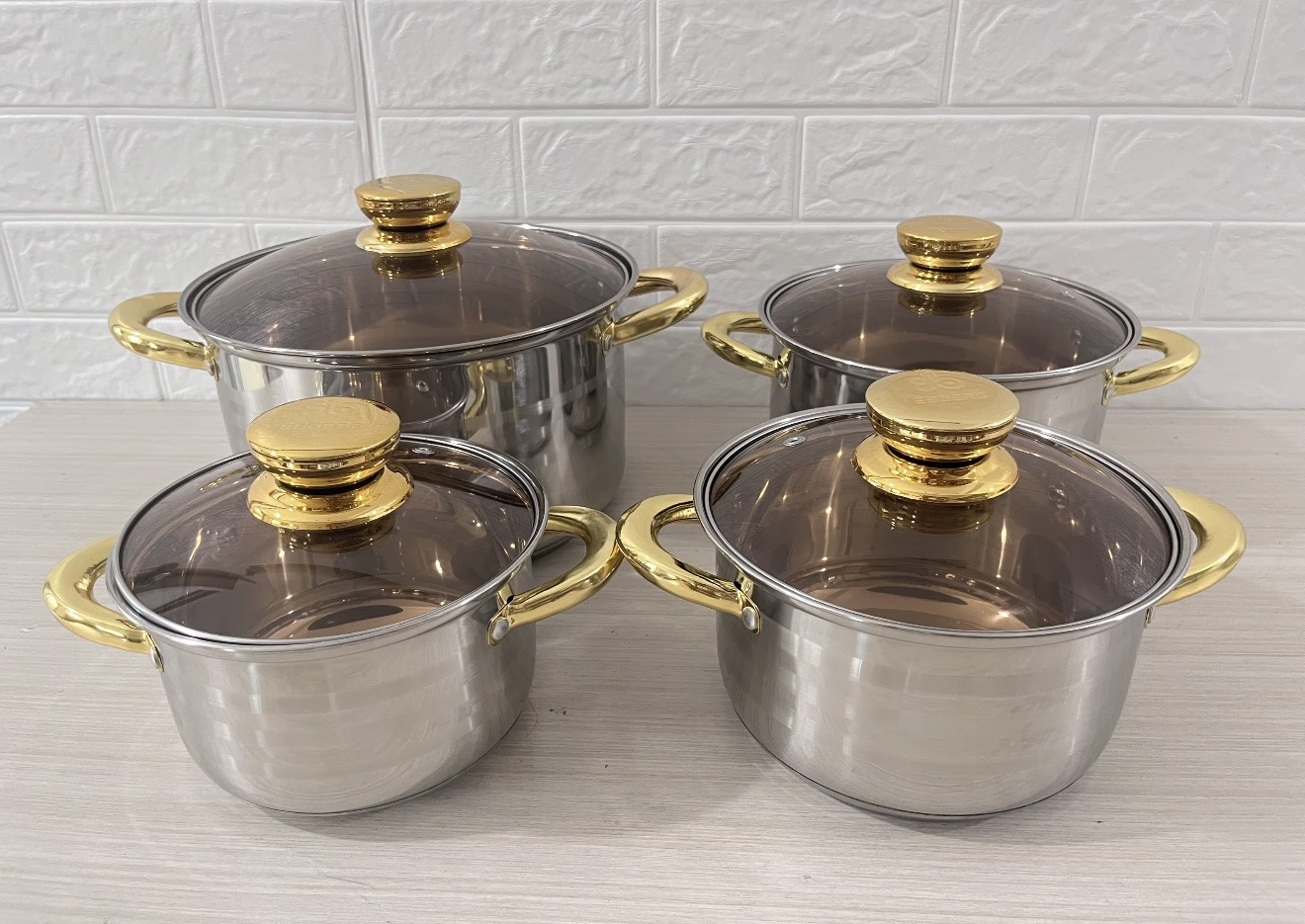 Cooking Pot With Gold Luxury - Image 2